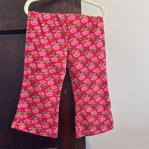 Vintage Health-Tex Floral Pink and Green Pants